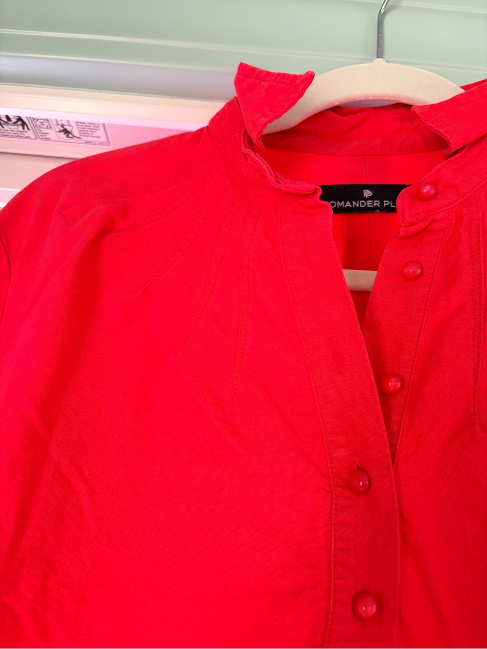 Tuckernuck Pomander Place Shift Dress Size Small Pink Red Tunic Dress - Picture 3 of 7